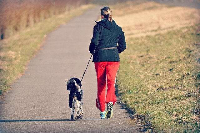 woman jogging